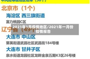 2021年1月疫情地区/2021年一月份疫情报告