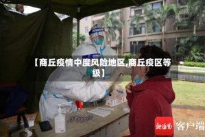 【商丘疫情中度风险地区,商丘疫区等级】
