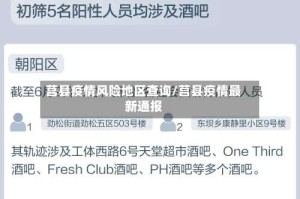 莒县疫情风险地区查询/莒县疫情最新通报