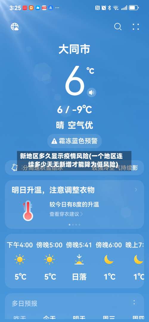 新地区多久显示疫情风险(一个地区连续多少天无新增才能降为低风险)-第1张图片