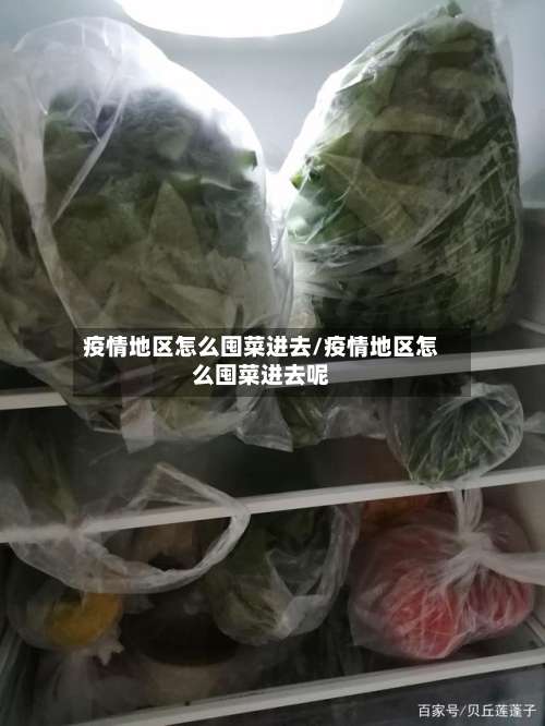 疫情地区怎么囤菜进去/疫情地区怎么囤菜进去呢-第1张图片