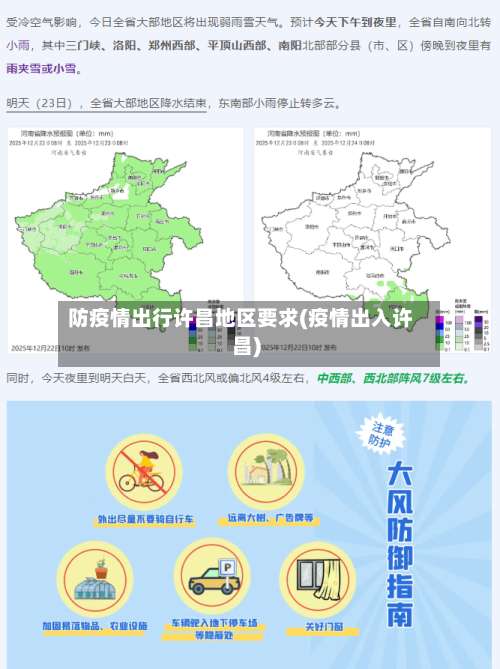 防疫情出行许昌地区要求(疫情出入许昌)-第3张图片