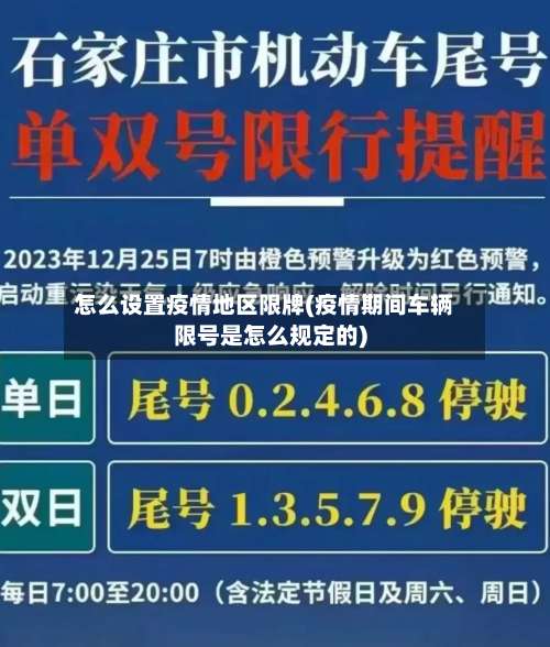 怎么设置疫情地区限牌(疫情期间车辆限号是怎么规定的)-第3张图片