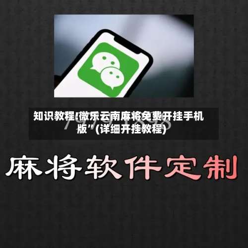 知识教程!微乐云南麻将免费开挂手机版”(详细开挂教程)-第2张图片