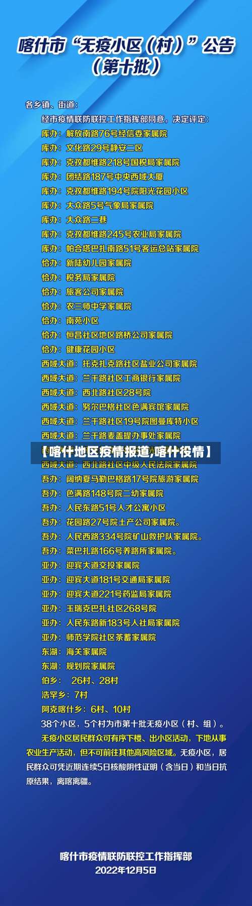 【喀什地区疫情报道,喀什役情】-第2张图片