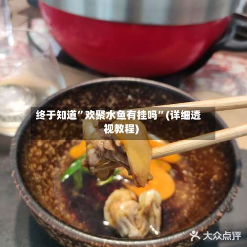 终于知道”欢聚水鱼有挂吗”(详细透视教程)-第3张图片