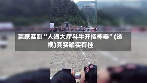 赢家实测“人海大厅斗牛开挂神器”(透视)其实确实有挂-第1张图片