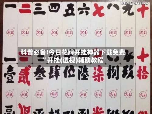 科普必备!今日花牌开挂神器下载免费”开挂(透视)辅助教程-第2张图片