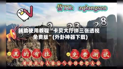 辅助使用教程“卡贝大厅拼三张透视免费版”(外卦神器下载)-第2张图片