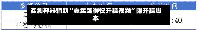 实测神器辅助“壹起跑得快开挂视频	”附开挂脚本-第1张图片